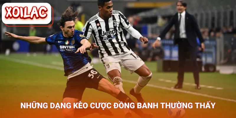 Những dạng kèo cược đồng banh thường thấy